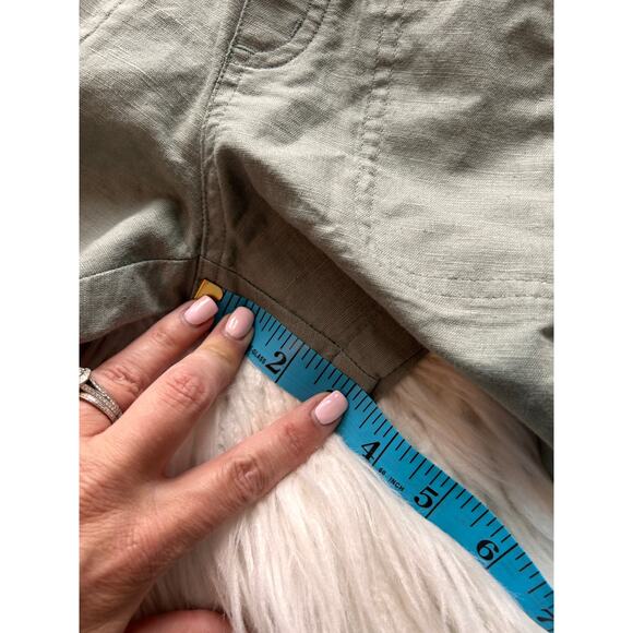 Janie and Jack Toddler Flat Front Pull-On Shorts Drawstring Sage Green Size 3 - Picture 7 of 7